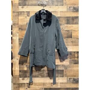 Fleet Street- Trench/Overcoat- Gray-  Women Size 16